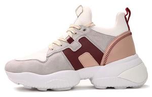 H525 Повседневная обувь женская серая белая красная HOGAN