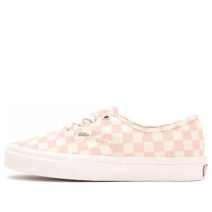 Кроссовки authentic 'eco theory - checkerboard peachy keen' Vans, розовый