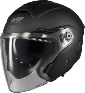 Мотоциклетный шлем MT Helmets Cosmo SV Sport с выдвижным солнцезащитным козырьком, запатентованной системой быстрого снятия козырька, моющейся внутренней подкладкой, совместимостью с системой внутренней связи UCS, одобрен ECE 22.06 и DOT, mattschwarz