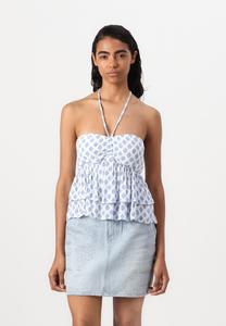 Топ Hollister Co. STRAPLESS CONVERTIBLE DOUBLE TIER BABYDOLL, White