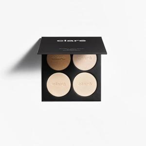 Палитра из 4 шелковистых пудр для сияния 4x8 г Clare, Make-up Surgery