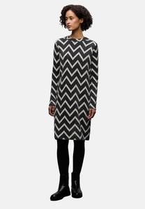 Платье Street One GEMUSTERTES, Schwarz/Black