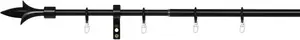 Карниз mydeco "lance", 1 направляющая, выдвижной 130–240 см, Ø16мм, черный