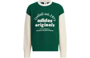 Свитер серии Clover Outfit Unisex Forest Green Adidas Originals, зеленый