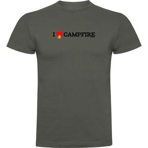 Футболка с коротким рукавом Kruskis I Love Campfire, зеленый