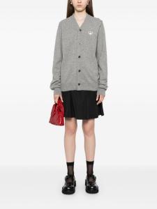 Comme Des Garçons Play шерстяной кардиган, серый