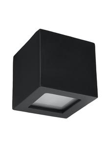 Керамический настенный светильник LEO черного цвета, с верхним и нижним свечением, в современном стиле лофт, цоколь E27. Красивые светильники