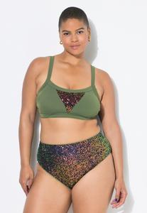 Низ бикини Studio Untold HIGHWAIST PAILLETTEN, Olive Green/Olive