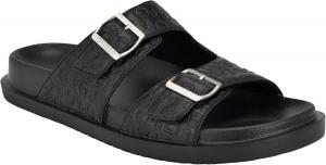 Сандалии GUESS mens Verone, Black/Black Logo Multi 002