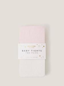 Детские ажурные колготки с бабочками Monsoon, Pack of 2, Multi