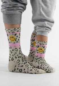 Носки Ewers SMILEY, Elfenbein Mel/Beige