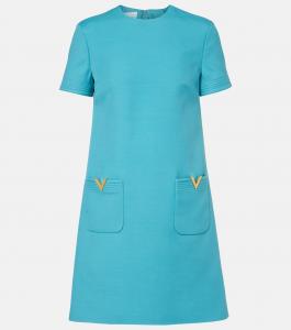 Мини-платье Crepe Couture Valentino, Celestial Blue