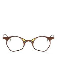 Очки в геометрической оправе Rigards, коричневый