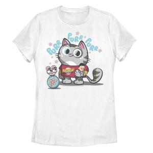Футболка «Теория большого взрыва» для юниоров Purr Purr Purr Purr Licensed Character, белый