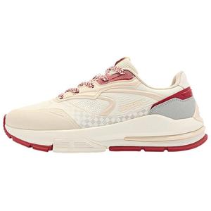 QIAODAN Легкие повседневные кроссовки с низким верхом, увеличивающие рост, женские, белые, красные