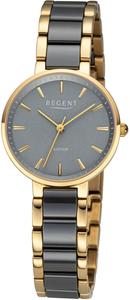 REGENT Аналоговые часы в черном цвете