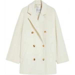 Макс Мара Ребус шерстяной кашемировый Пальто MaxMara, Белый