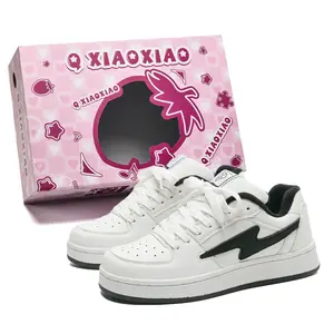 Circle small Термическая амортизация, устойчивость к истиранию, легкие лоу-топ скейтборд кроссовки Unisex белый черный