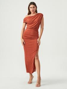 Макси платье BWLDR Veleda, Lobster