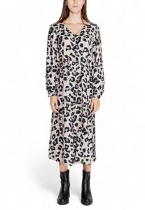 Платье Jacqueline de Yong с леопардовым принтом, серый