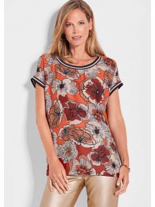 Блузка GOLDNER, цвет pfirsich/gemustert