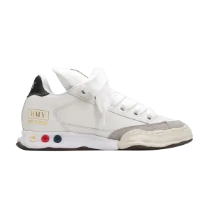 Кроссовки Maison Mihara Yasuhiro Herbie Puffer OG Sole Leather Low 'White', белый