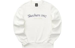 Яркий Свитшот Женский Marshmallow White Skechers, Marshmallow White/0074