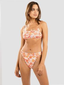 Топ бикини Rhythm Rosa Floral Tie Back Crop Bikini Top, pink