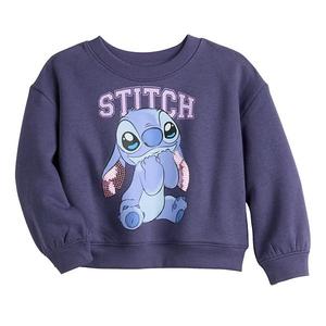 Детская толстовка с принтом Disney Jumping Beans Disney/Jumping Beans, Purple Cute Stitch