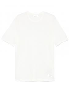 Jil Sander креповая футболка, белый