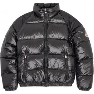 PYRENEX Куртка Down Unisex, черная, с воротником стойкой, умеренная длина
