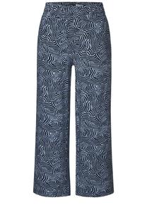 Брюки свободного кроя CECIL, темно-синий/светло-синий