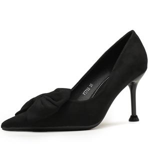 GOSO Стройные каблуки на высоком каблуке женские черные, цвет Black