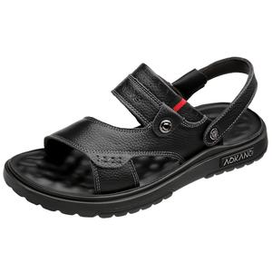 AOKANG Пляжные сандалии мужские черные/коричневые, цвет Black