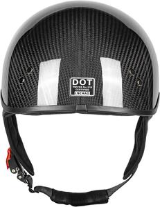 Полушлем LNCHAO 500 с солнцезащитным козырьком, черный