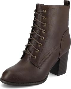 Женские ботильоны Journee Baylor Journee Collection, Brown Pu