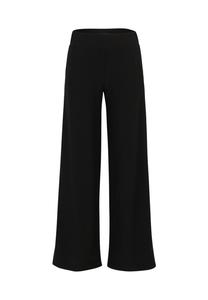 Брюки современного кроя с широкими штанинами Vera Mont, черный