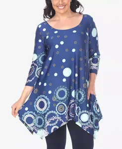 Туника с рукавом 3/4 Erie для полных женщин White Mark, мультиколор