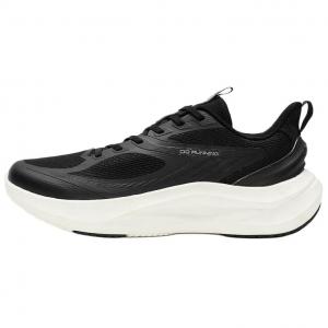 QIAODAN Амортизирующие, дышащие, легкие низкие кроссовки для бега на длинные дистанции, женские, черные, Jordan, белые