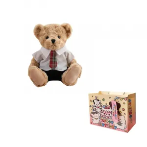 Плюшевая кукла Cute Curl Bear высотой 25 см KUMAOYA