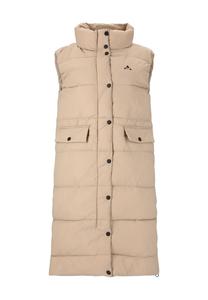 Стеганый жилет Amaretto длинного кроя WHISTLER, цвет 1136 Simply Taupe