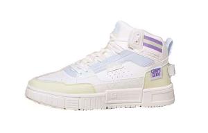 Кеды, скейтборд обувь женская высокая слоновая кость цвет спирулины Qiaodan