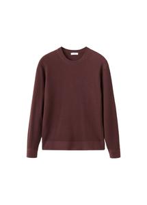 MANGO MAN Свитер 'Antigua' в ржаво-красном цвете