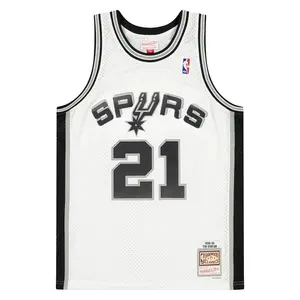 Баскетбольная майка NBA SAN ANTONIO SPURS SWINGMAN JERSEY 1998-99 TIM DUNCAN Mitchell And Ness, цвет Weiß/Weiß