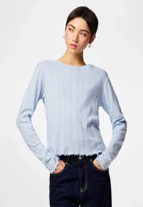 Топ с длинными рукавами pcmarie oneneck poin noos Pieces, Cashmere Blue
