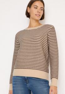 Джемпер Cecil TWO-TONE STRUKTUR, Braun/Taupe