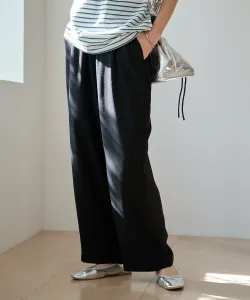 Сухие на ощупь, удобные широкие брюки Coen, цвет Black