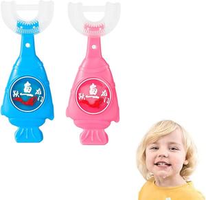 2x детская зубная щетка 360 градусов U-типа Inna marka