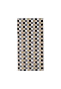 Серые банные полотенца life style karo 7047 kiesel - 37 Cawö