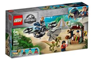 Набор пластиковых строительных блоков Jurassic World Collection Twin Spine Dragon Great Escape, 168 деталей, 75934 LEGO